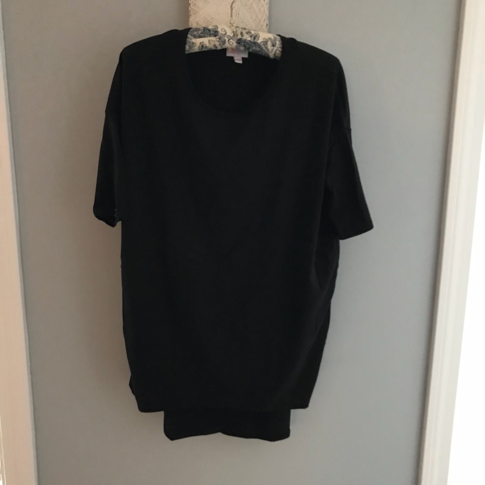 Lularoe solid black shirt